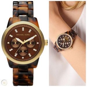 Michael Kira MK5038 Tortoise Watch